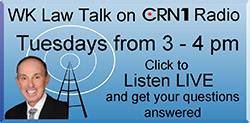 WK Law Talk on CRN Radio