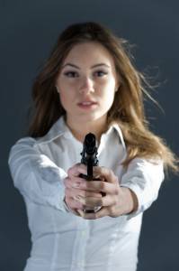 The prosecution needs to prove you used a firearm in attempts to increase your punishment for brandishing a weapon.