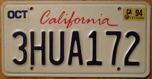 Vehicle registration fraud in California.